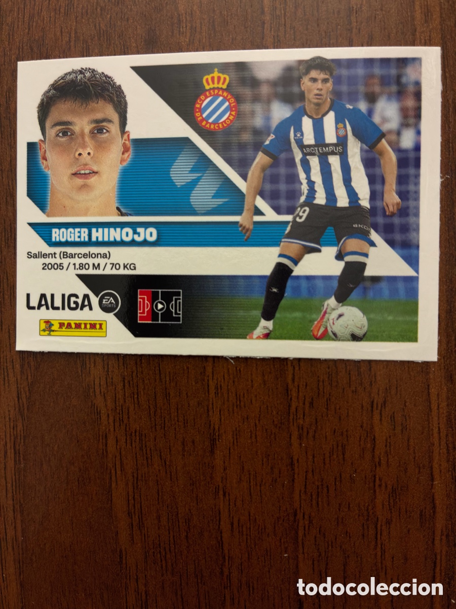 Cromos de f&uacute;tbol: Cromo Roger Hinojo, N&ordm; 9 Bis, RCD Espanyol, Liga EA Sports 2026-27 (Colecciones Este) - Nuevo
