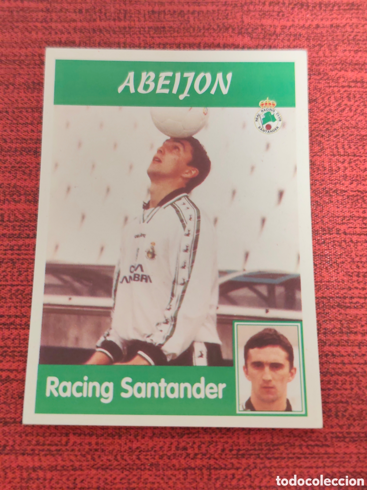 Cromos de f&uacute;tbol: 204A ABEIJON RACING SANTANDER PANINI LIGA 1997 1998