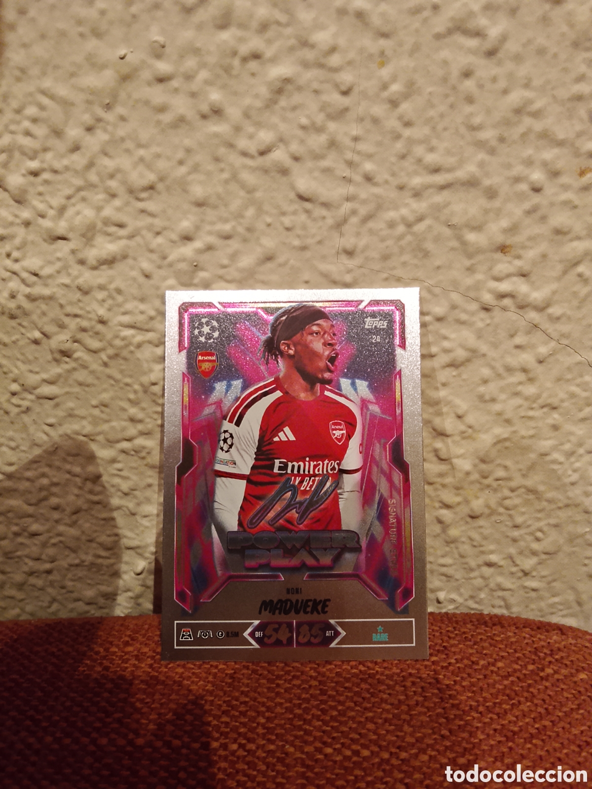 Cromos de f&uacute;tbol: Madueke Power play 24 match attax 26/27 2026 2027