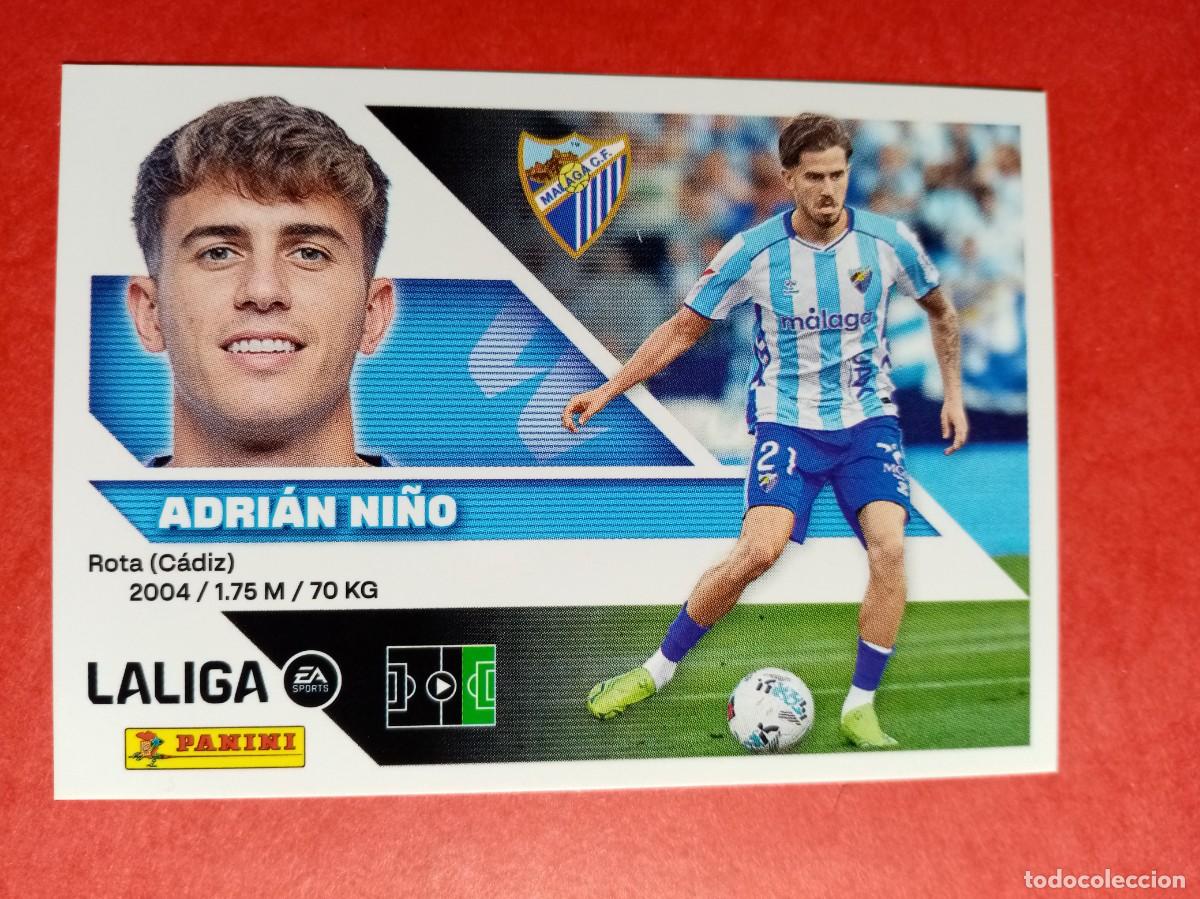 Fu&szlig;ball-Sticker: N&ordm; 18 ADRIAN NI&Ntilde;O, MALAGA CF, LIGA ESTE 2026 2027 26 27 PANINI