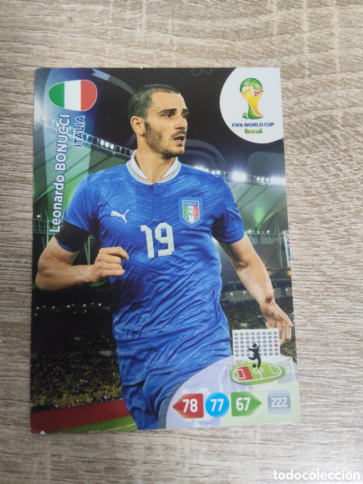 Cromos de f&uacute;tbol: Panini Adrenalyn mundial Brasil 2014 Leonardo Bonucci Italia