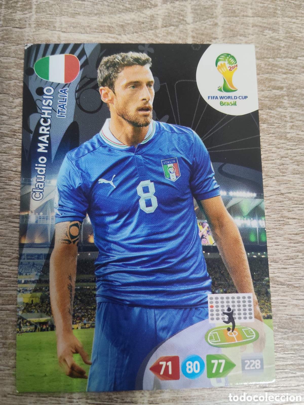 Cromos de f&uacute;tbol: Panini Adrenalyn mundial Brasil 2014 Claudio Marchisio Italia