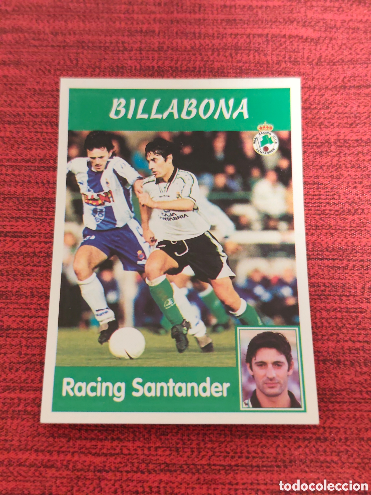 Cromos de f&uacute;tbol: 201 BILLABONA RACING SANTANDER PANINI LIGA 1997 1998