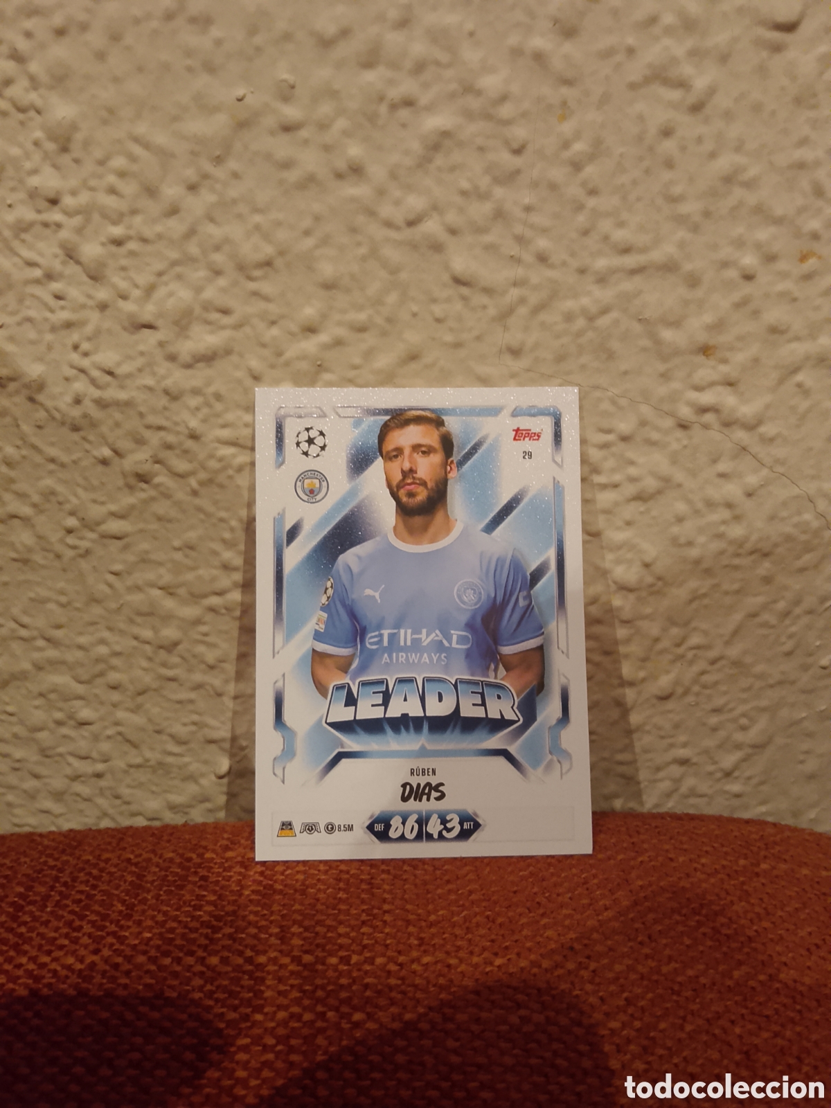 Cromos de f&uacute;tbol: Rub&eacute;n d&iacute;as 29 leader Manchester city match attax 26/27 2026 2027