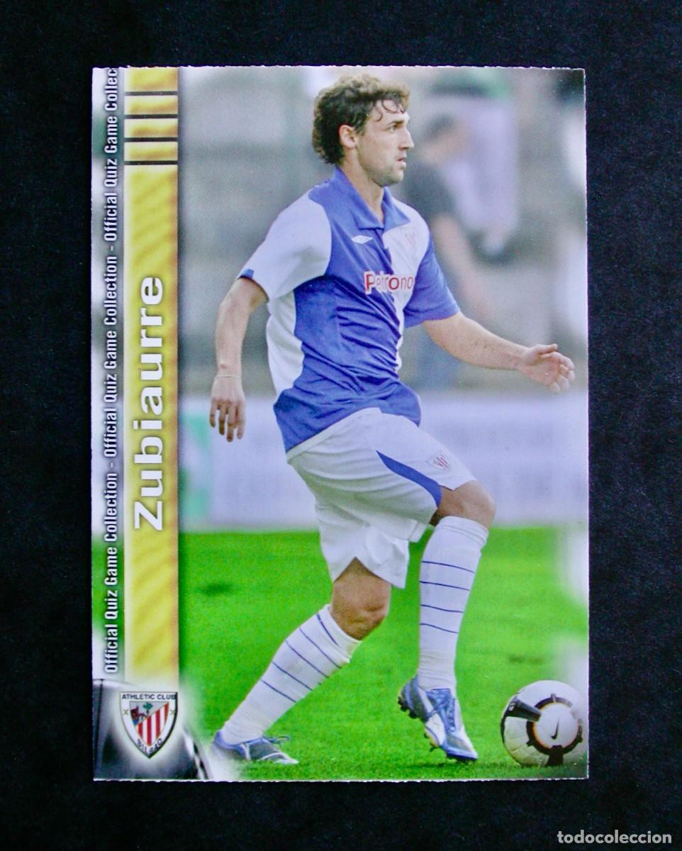 Cromos de f&uacute;tbol: 698 ZUBIAURRE / ATHLETIC CLUB / PLUS I / QUIZ GAME COLLECTION 2009 2010 09 10 / MUNDICROMO