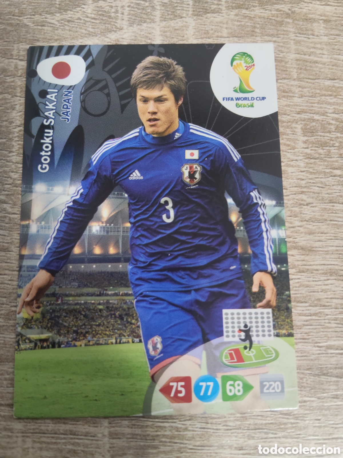 Cromos de f&uacute;tbol: Panini Adrenalyn mundial Brasil 2014 Gotoku Sakai Jap&oacute;n