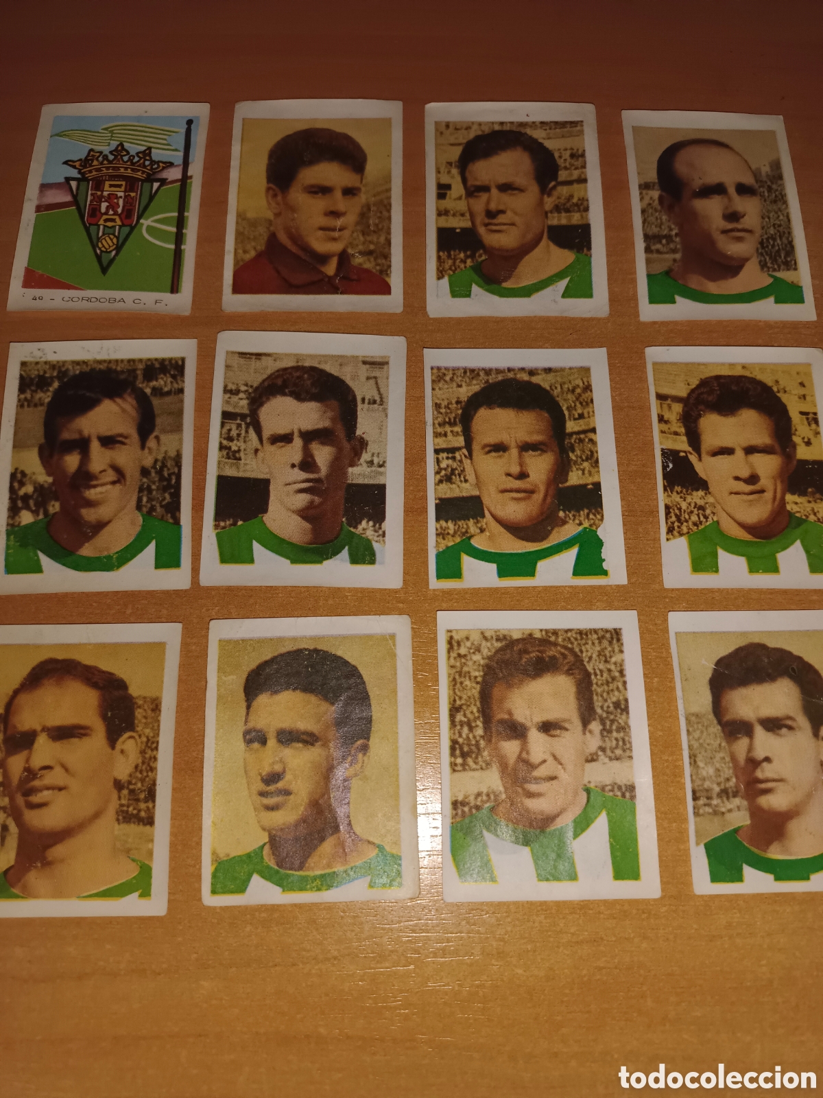 Cromos de f&uacute;tbol: RUIZ ROMERO 1966. 12 CROMOS CORDOBA C.F. LIGERAMENTE DESPEGADOS. MUY BUEN ESTADO
