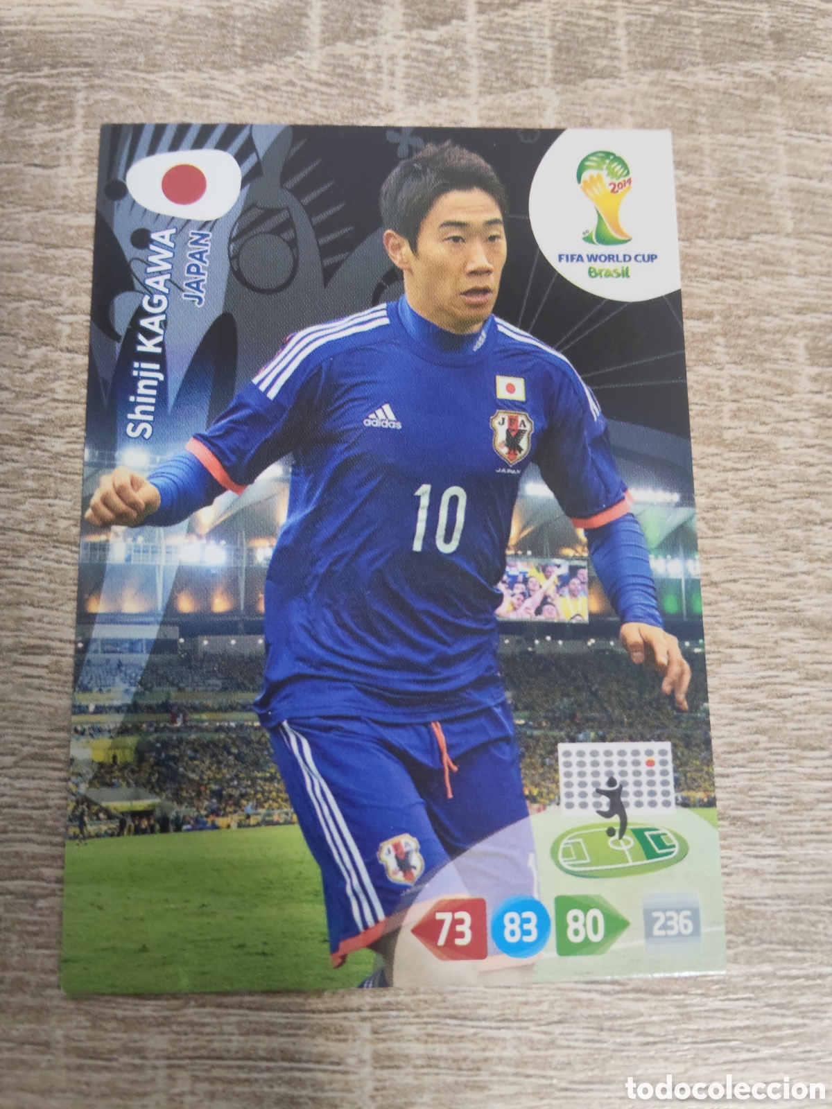 Cromos de f&uacute;tbol: Panini Adrenalyn mundial Brasil 2014 Shinji Kagawa Jap&oacute;n