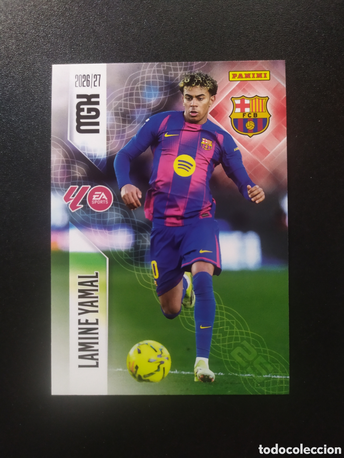 Cromos de f&uacute;tbol: Megacracks 2026 2027 26 27 panini Lamine Yamal n&deg; 89 Barcelona