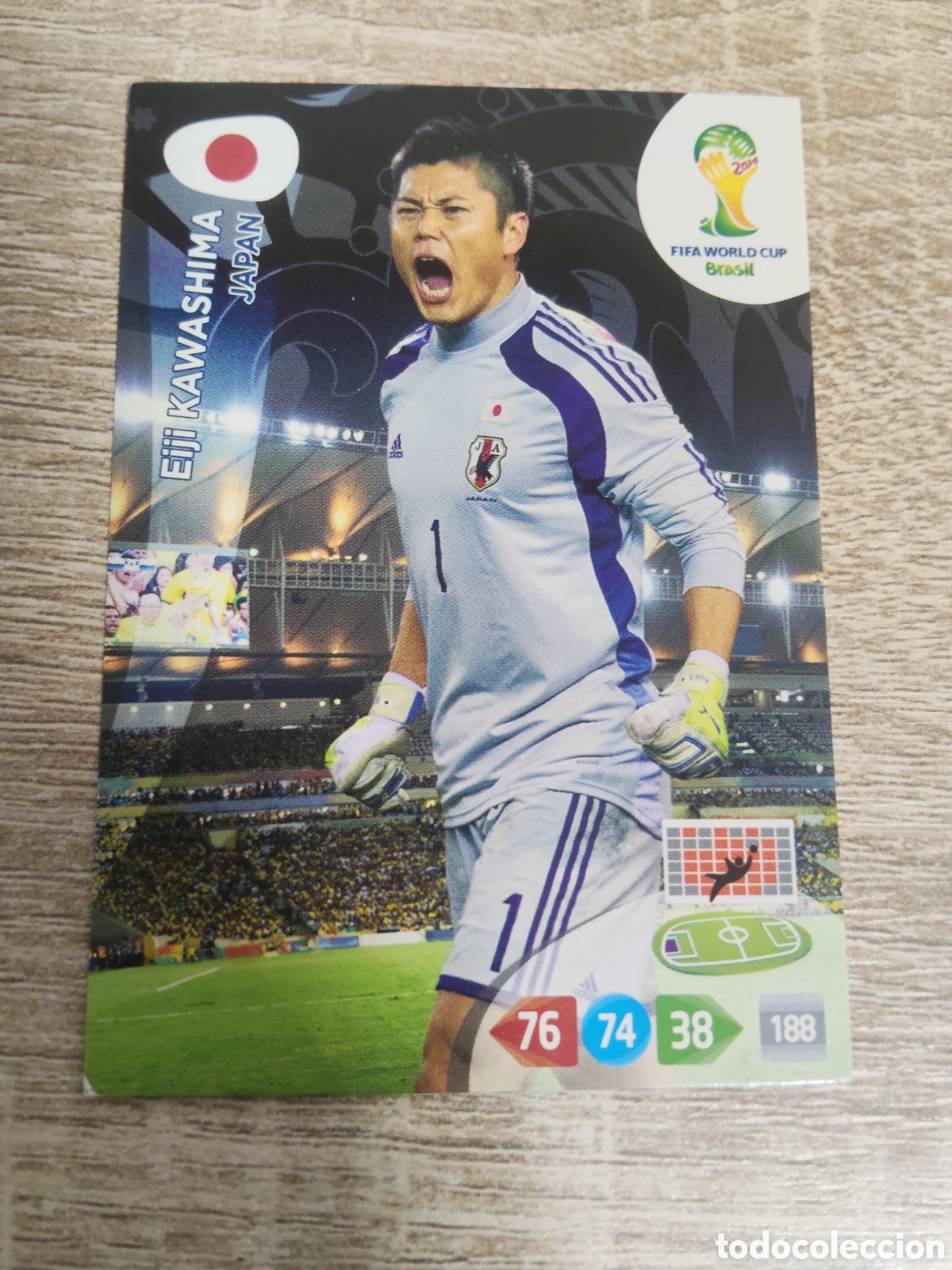 Cromos de f&uacute;tbol: Panini Adrenalyn mundial Brasil 2014 Eiji Kawashima Jap&oacute;n