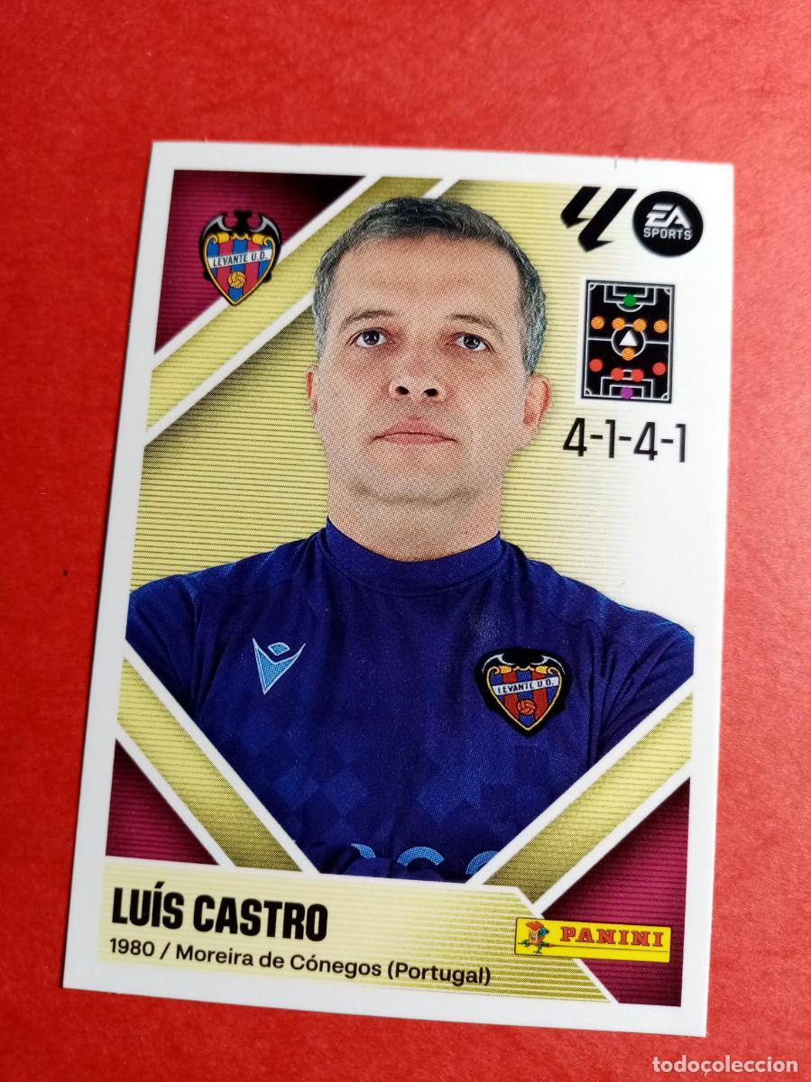 Cartes &agrave; collectionner de Football: N&ordm; 2 LUIS CASTRO, ENTRENADOR, LEVANTE UD, LIGA ESTE 2026 2027 26 27 PANINI