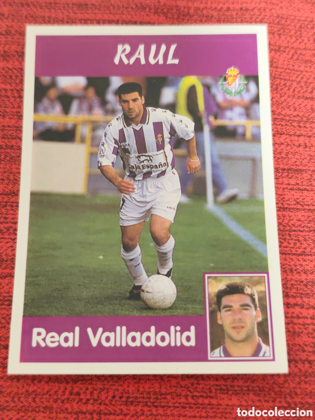 Cromos de f&uacute;tbol: 109A RA&Uacute;L REAL VALLADOLID PANINI LIGA 1997 1998