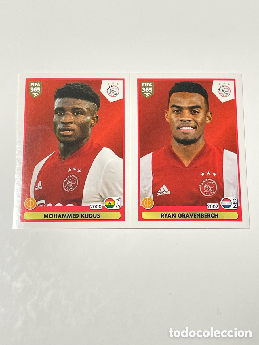 Cromos de Futebol: Mohammed Kudus - Ryan Gravenberch Ajax Panini 365 20/21 #314