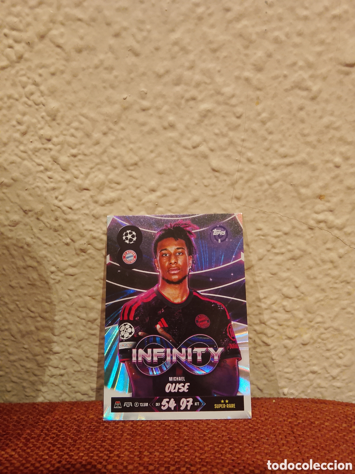 Cromos de f&uacute;tbol: Olise infinity 8 Bayern de munchen match attax 26/27 2026 2027