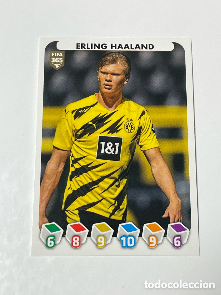 Cromos de f&uacute;tbol: Erling Haaland Borussia Dortmund Panini 365 20/21 #208