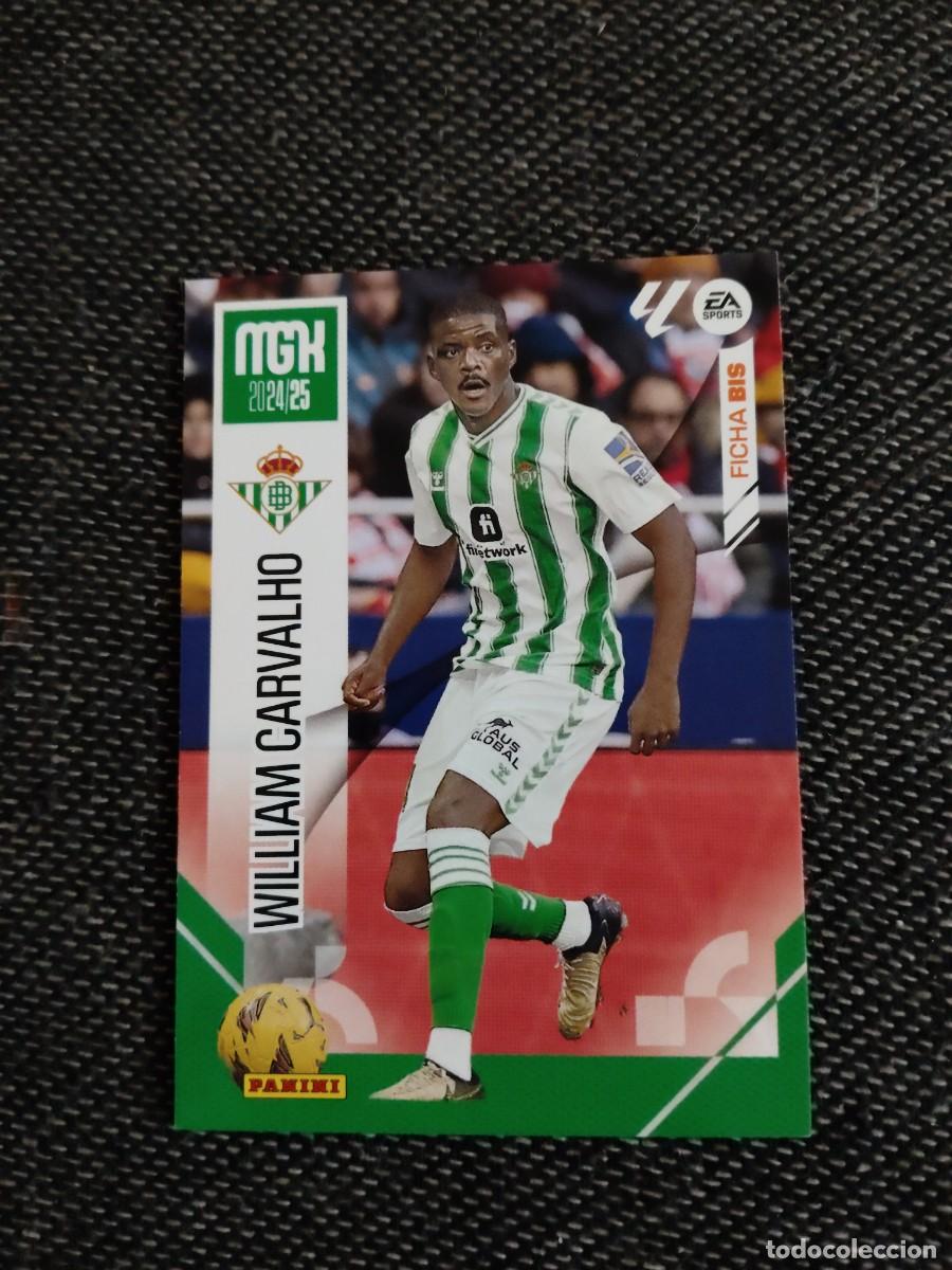Cromos de f&uacute;tbol: 103 bis William carvalho Betis megacracks 2024-35