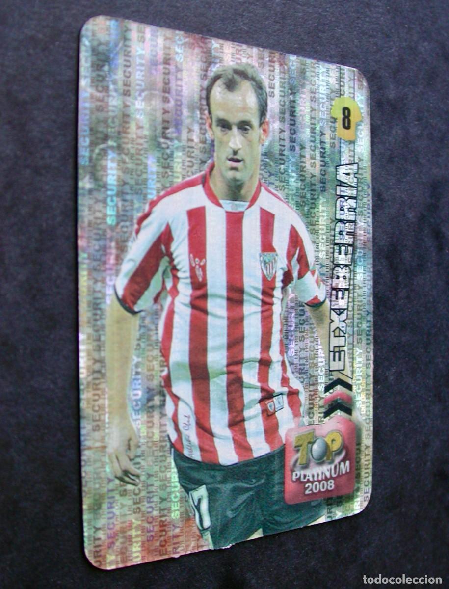 Cromos de f&uacute;tbol: 764 ETXEBERRIA ATHLETIC / TOP PLATINUM BRILLO SECURITY VERTICAL/ FICHAS DE LA LIGA 07 08/ MUNDICROMO