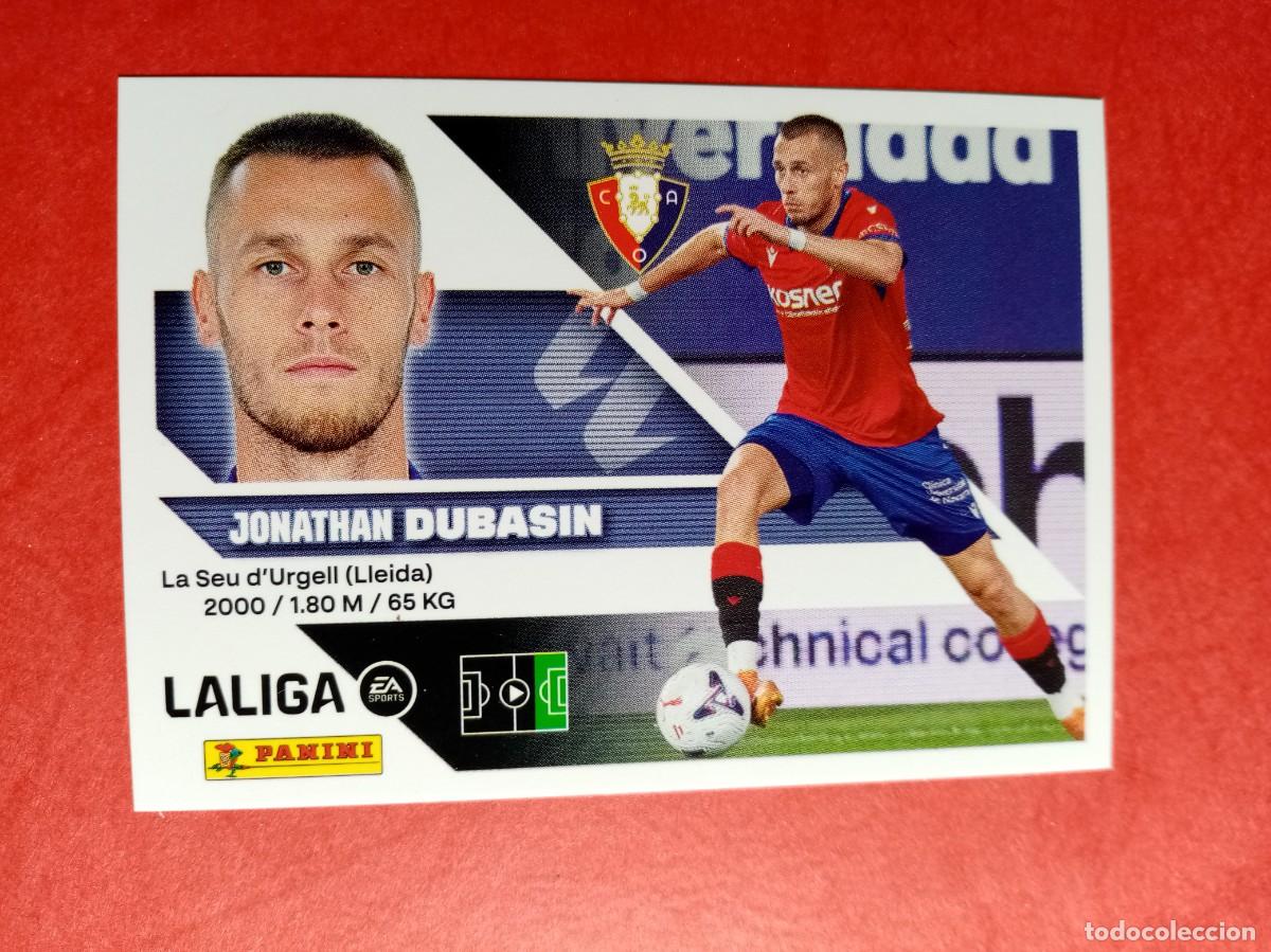 Cromos de f&uacute;tbol: N&ordm; 16 BIS 16 BIS JONATHAN DUBASIN, COLOCA, CA OSASUNA, LIGA ESTE 2026 2027 26 27 PANINI