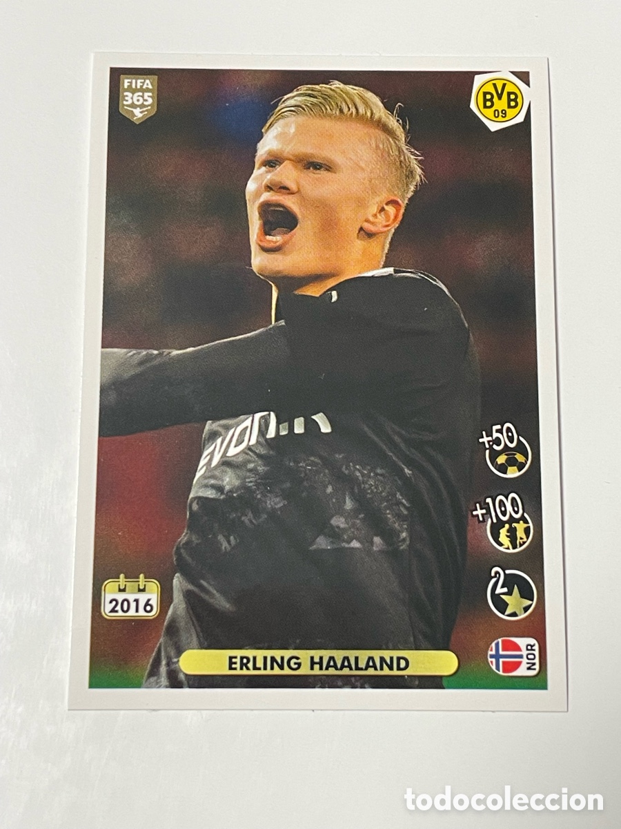 Cromos de f&uacute;tbol: Erling Haaland Borussia Dortmund Panini 365 20/21 #8