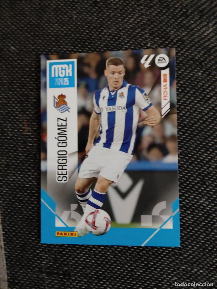 Cromos de f&uacute;tbol: 299 bis Sergio G&oacute;mez real sociedad megacracks 2024-25
