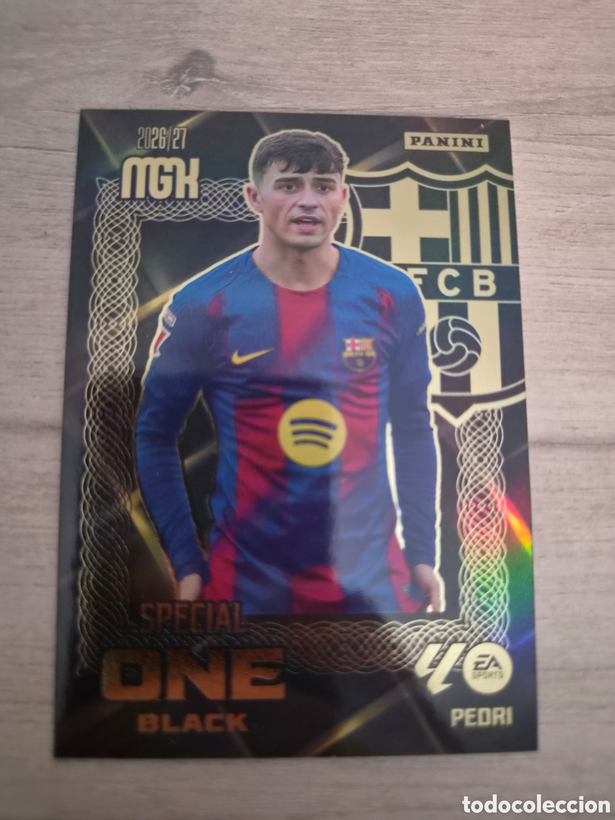 Cromos de f&uacute;tbol: Special One Black Pedri Megacracks 26/27