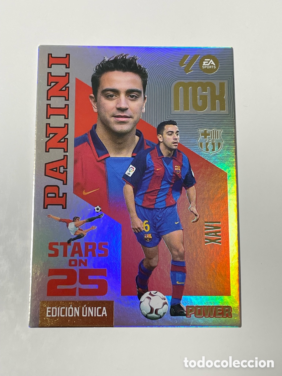Cromos de f&uacute;tbol: Xavi F. C. Barcelona Panini Megacracks 26/27 Stars on 25 #427P