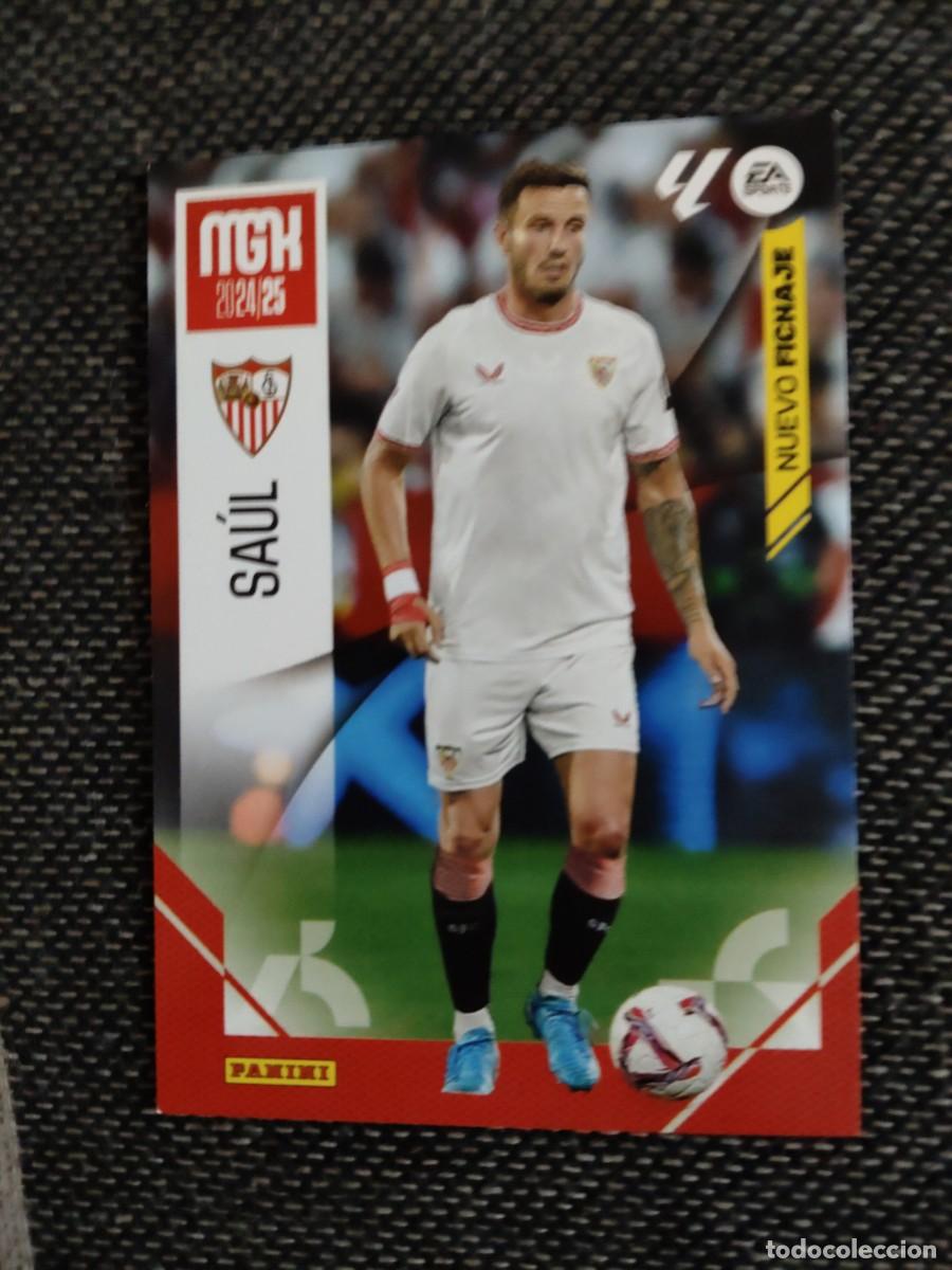 Cromos de f&uacute;tbol: 436 Sa&uacute;l Sevilla nuevo fichaje megacracks 2024-25