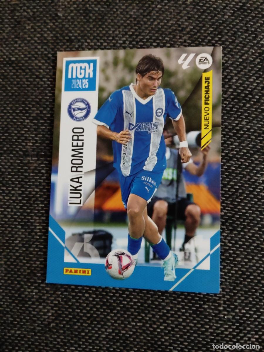 Cromos de f&uacute;tbol: 441 luka romero nuevo fichaje alaves megacracks 2024-25