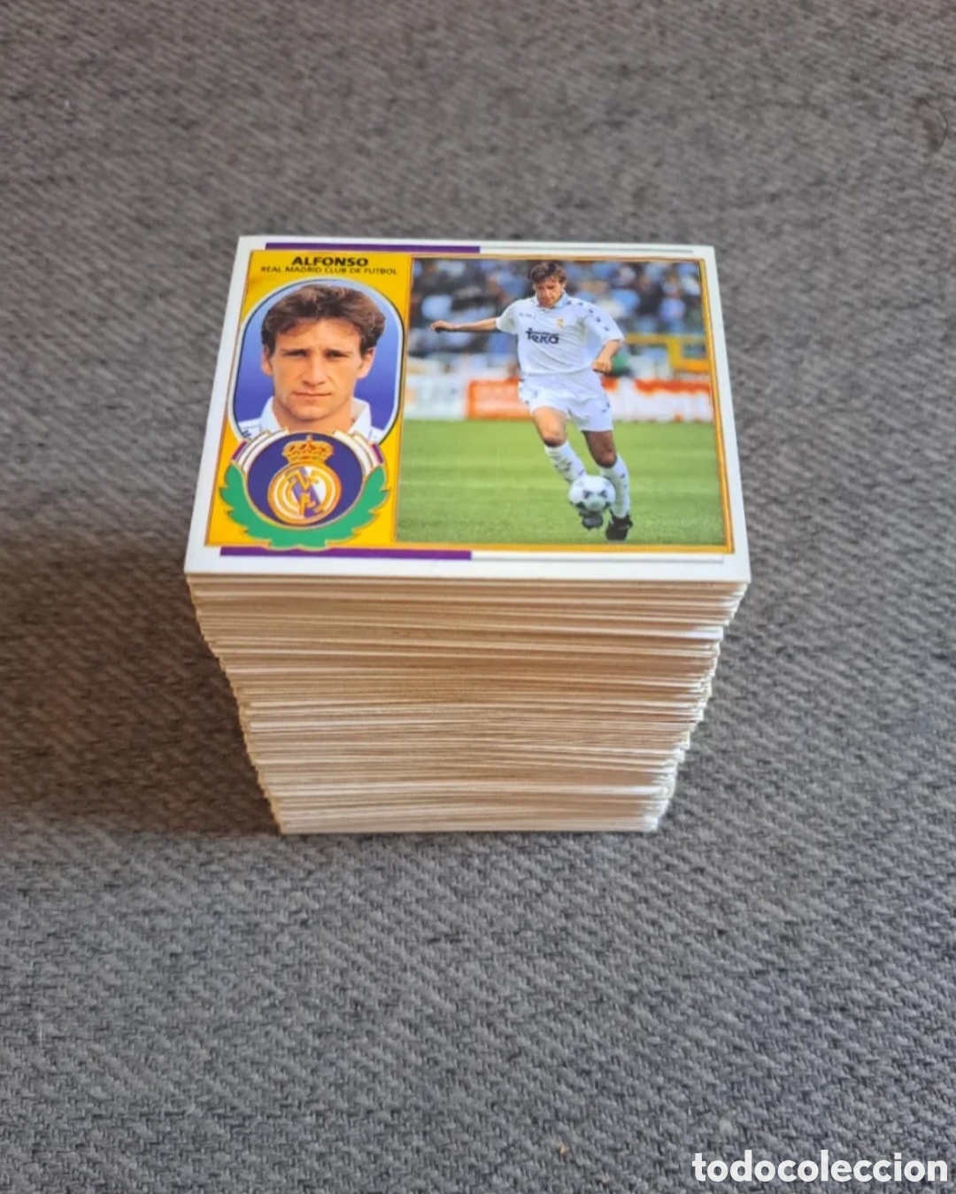Cromos de f&uacute;tbol: 225 cromos sin repetir Liga Este 96-97