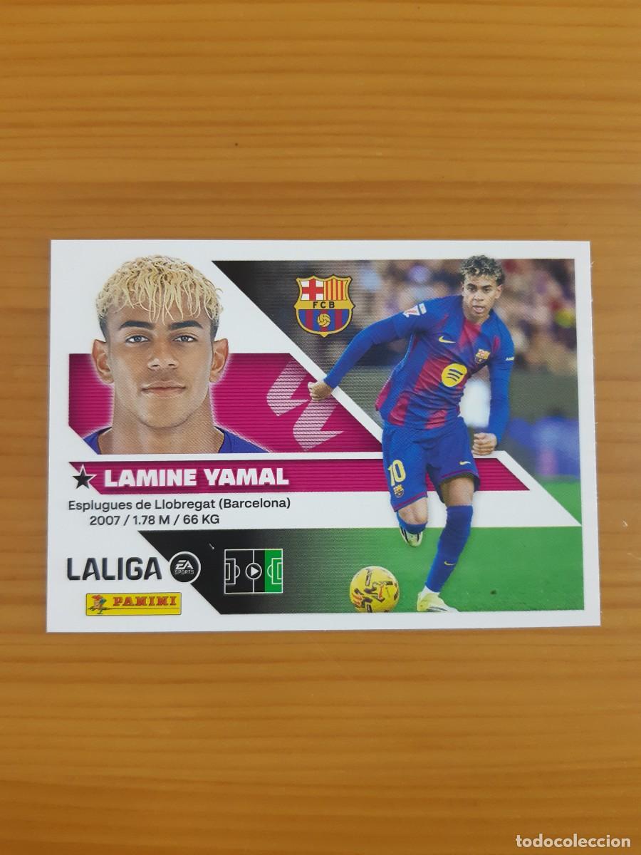 Cromos de f&uacute;tbol: N&deg;20 LAMINE YAMAL BARCELONA LIGA ESTE 26-27 PANINI 2026 2027. NUEVO