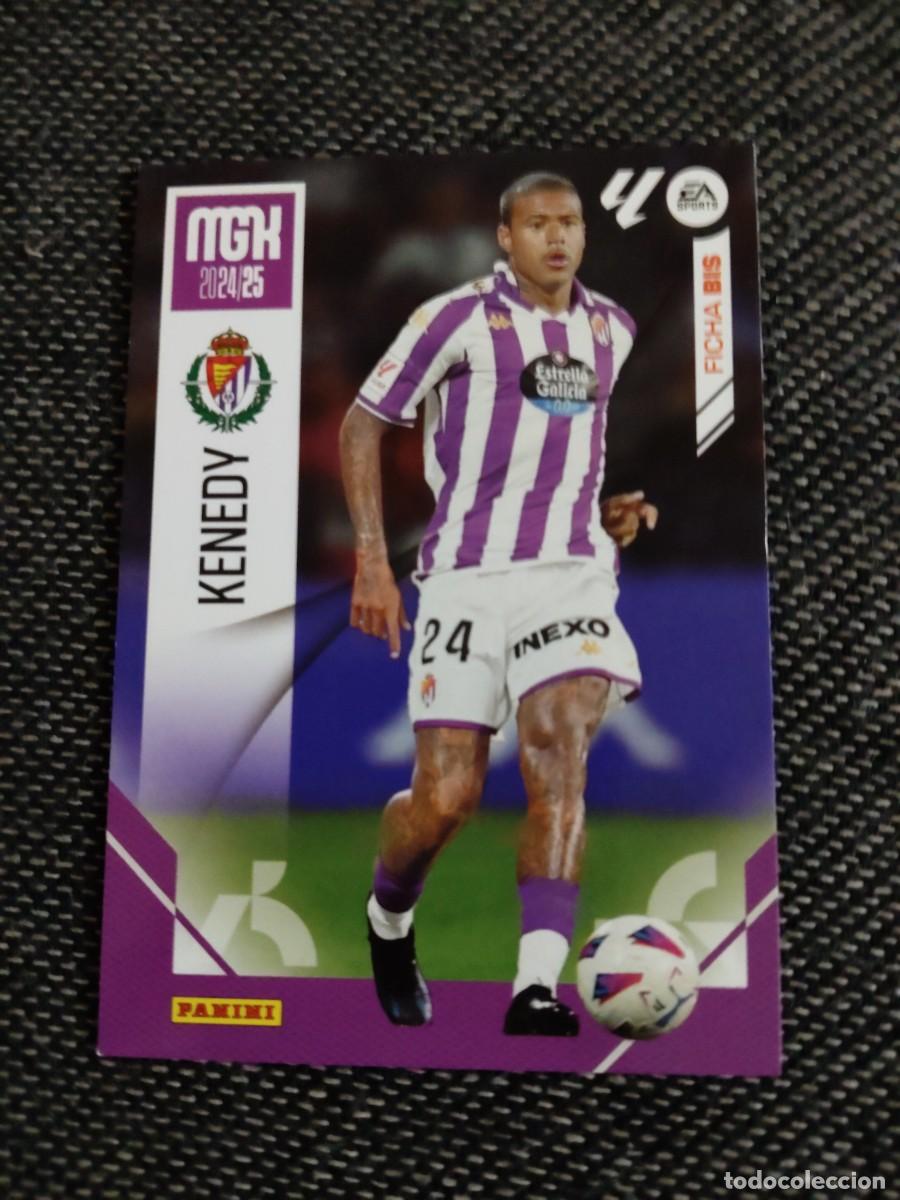 Cromos de f&uacute;tbol: 354 bis Kenedy Valladolid megacracks 2024-25