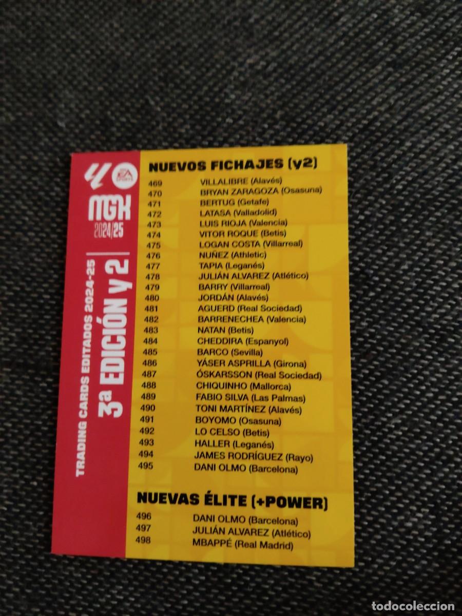 Cromos de f&uacute;tbol: Indice nuevos fichajes 3a edici&oacute;n (y2) megacracks 2024-25
