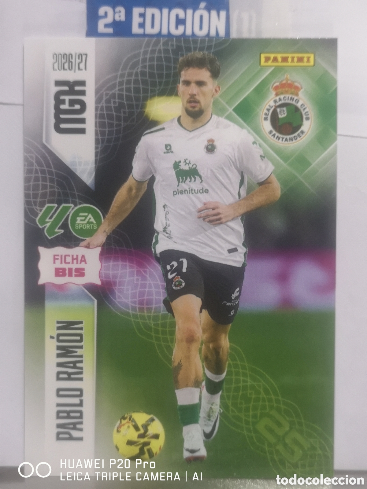 Cromos de f&uacute;tbol: MEGACRACKS 2026 2027 2026 27 PABLO RAMON 275 BIS - SANTANDER