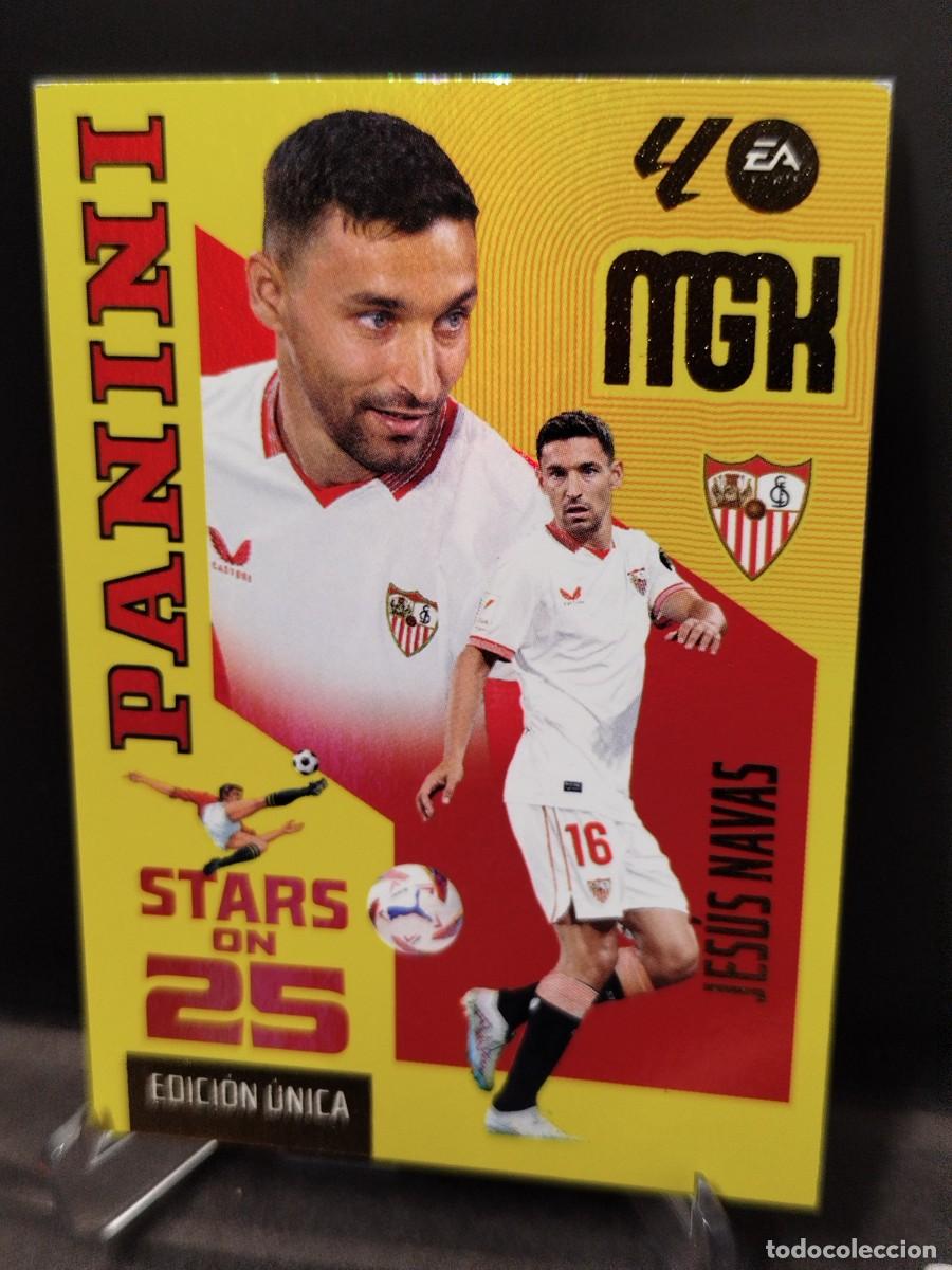 Cromos de f&uacute;tbol: Cromo 437 Stars on 25 Jesus Navas MGK 26/27