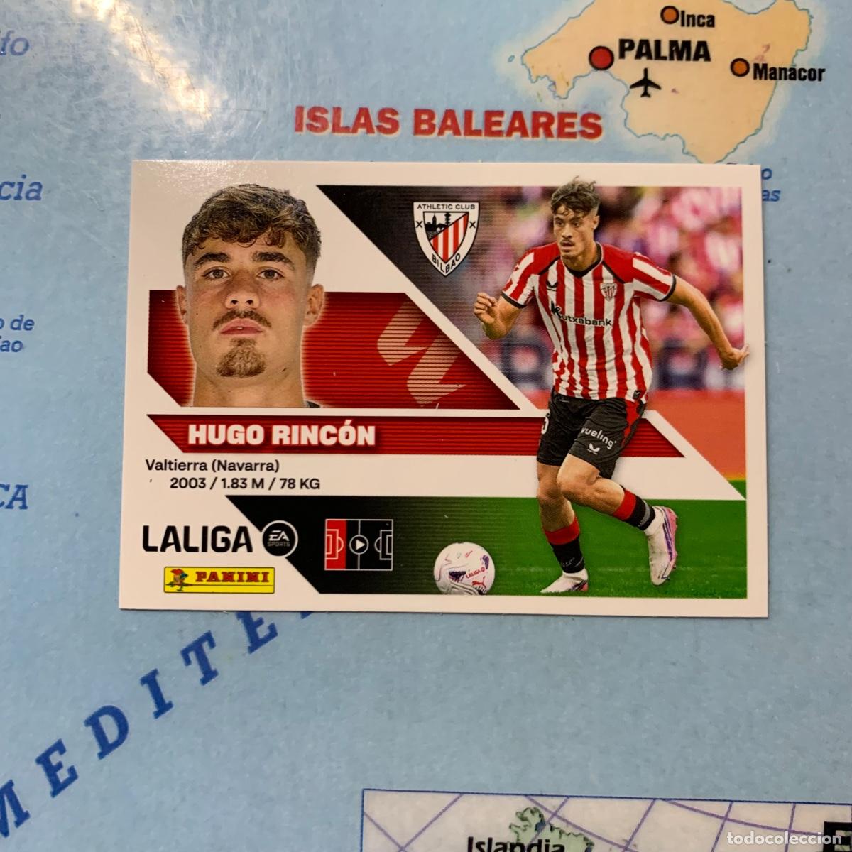 Cromos de f&uacute;tbol: Hugo Rinc&oacute;n coloca n&uacute;mero 5 Bis del Athletic de Bilbao cromo de la liga este 26-27 2026-2027