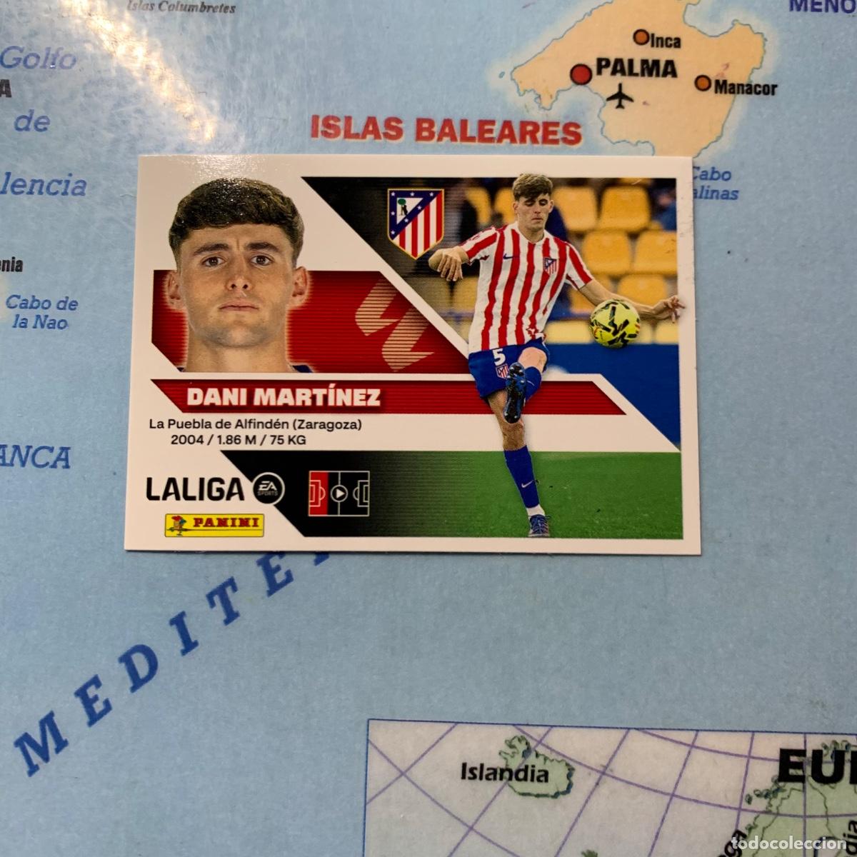 Cromos de f&uacute;tbol: Dani Mart&iacute;nez coloca n&uacute;mero 6 Bis del Atl&eacute;tico de Madrid cromo de la liga este 26-27 2026-2027