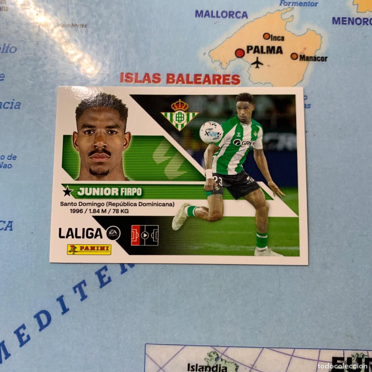 Cromos de f&uacute;tbol: Junior coloca n&uacute;mero 9 Bis del Betis cromo de la liga este 26-27 2026-2027