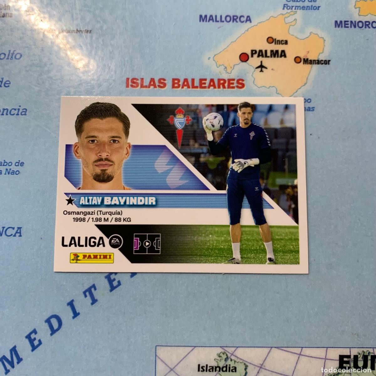 Cromos de f&uacute;tbol: Bayindir coloca n&uacute;mero 4 Bis del Celta cromo de la liga este 26-27 2026-2027