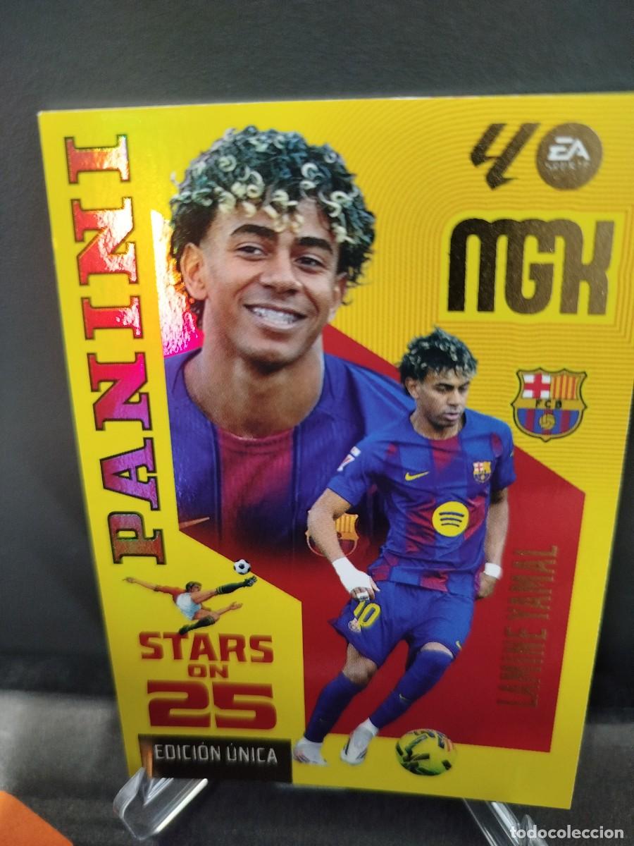 Cromos de f&uacute;tbol: Cromo 449 Stars on 25 Lamine Yamal MGK 26/27