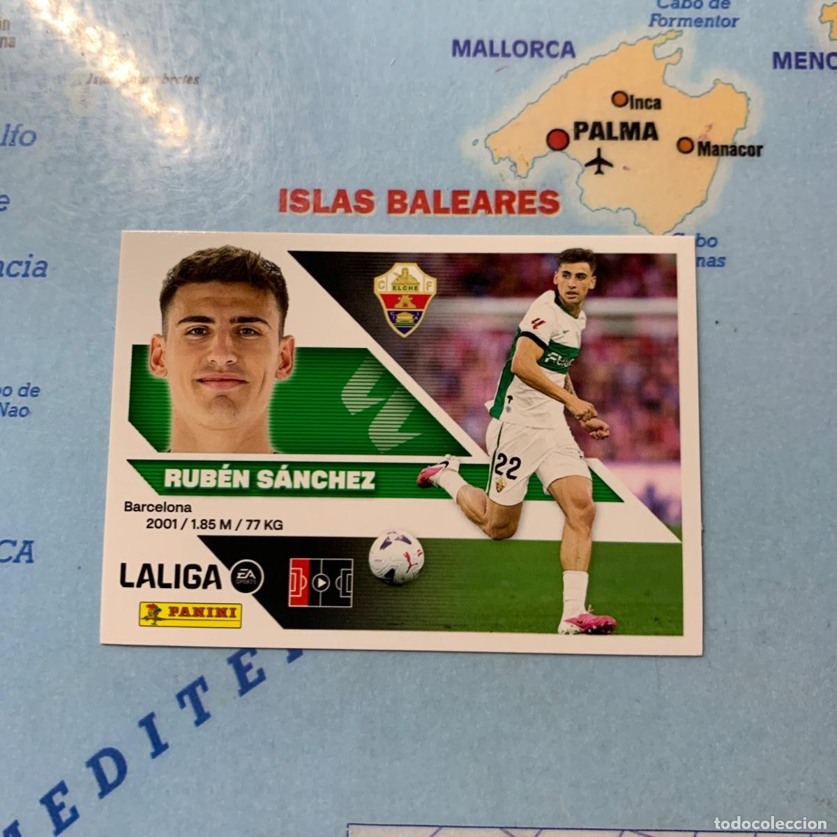 Cartes &agrave; collectionner de Football: Rub&eacute;n S&aacute;nchez coloca n&uacute;mero 5 Bis del Elche cromo de la liga este 26-27 2026-2027