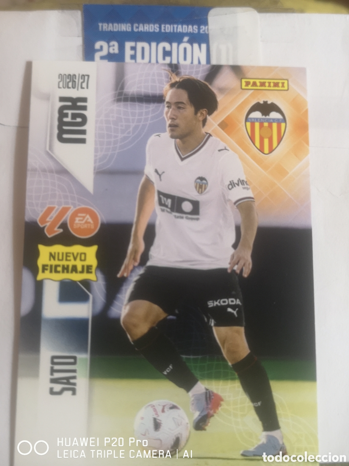 Football Stickers: MEGACRACKS 2026 2027 2026 27 SATO NUEVO FICHAJE 453 - VALENCIA