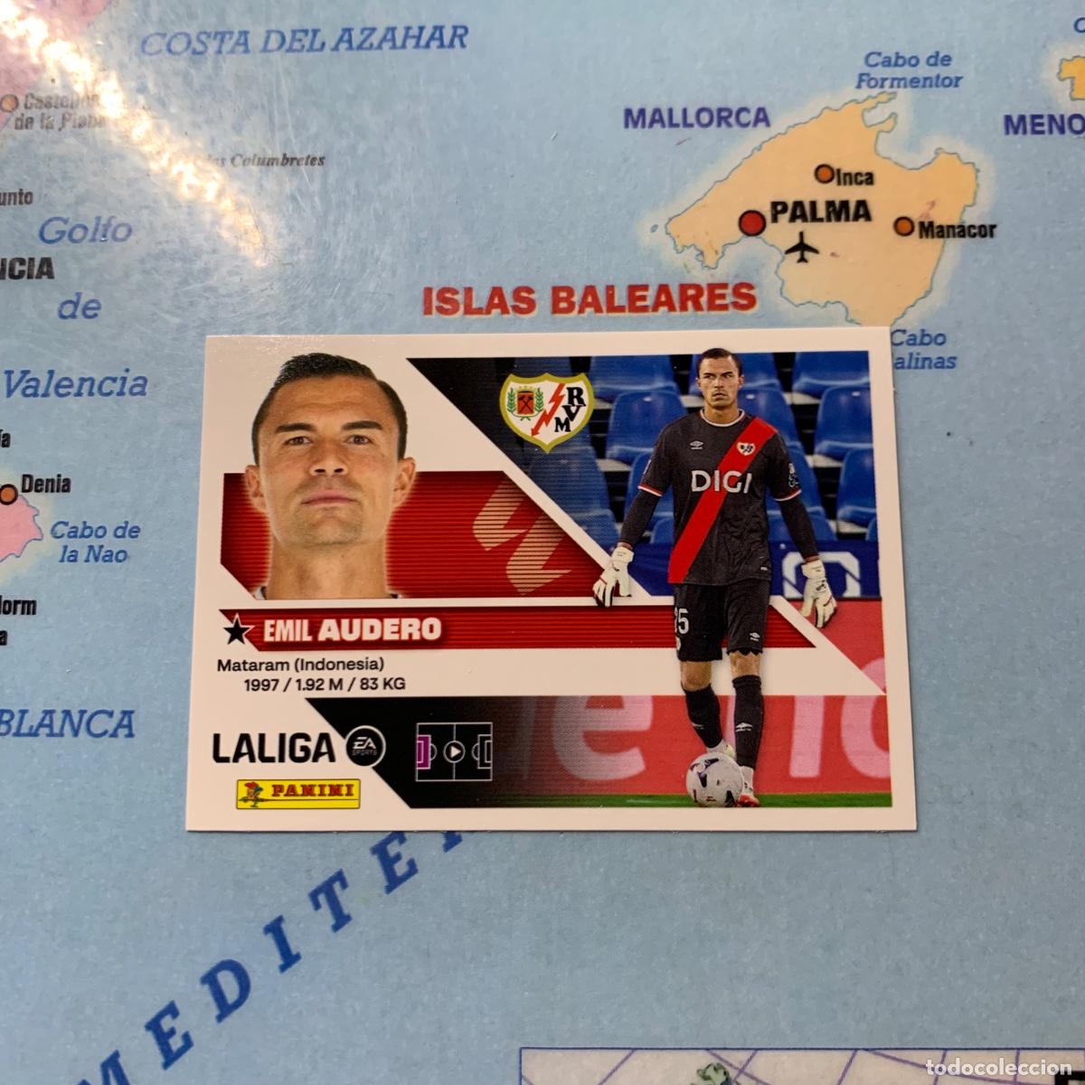 Cromos de f&uacute;tbol: Audero coloca n&uacute;mero 4 Bis Del Rayo Vallecano cromo de la liga este 26-27 2026-2027