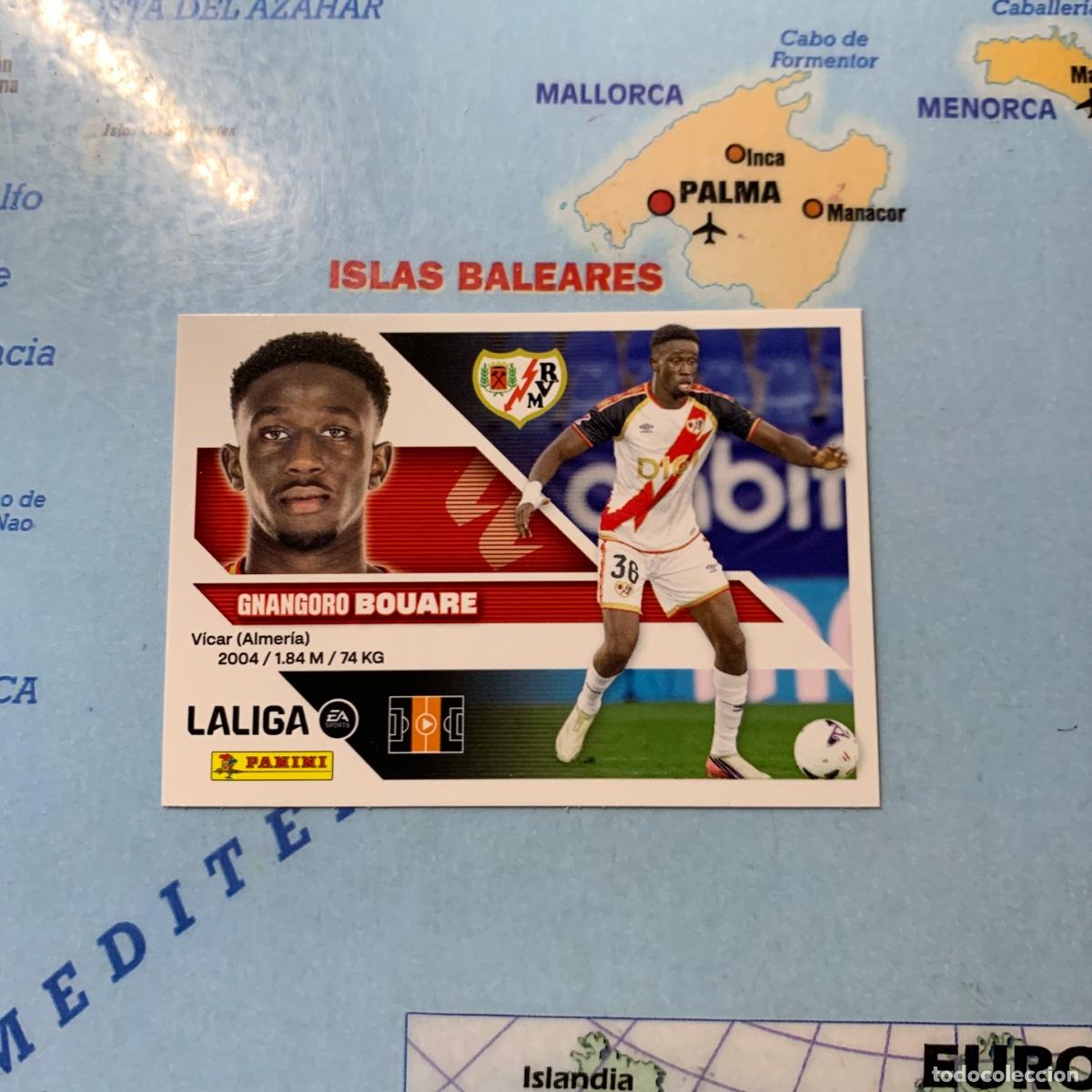 Cromos de f&uacute;tbol: Bouare coloca n&uacute;mero 12 Bis Del Rayo Vallecano cromo de la liga este 26-27 2026-2027