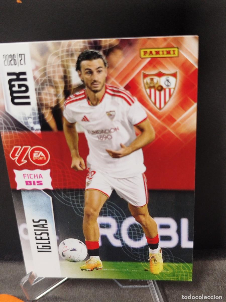 Cromos de f&uacute;tbol: Cromo 329 BIS Iglesias Sevilla MGK 26/27