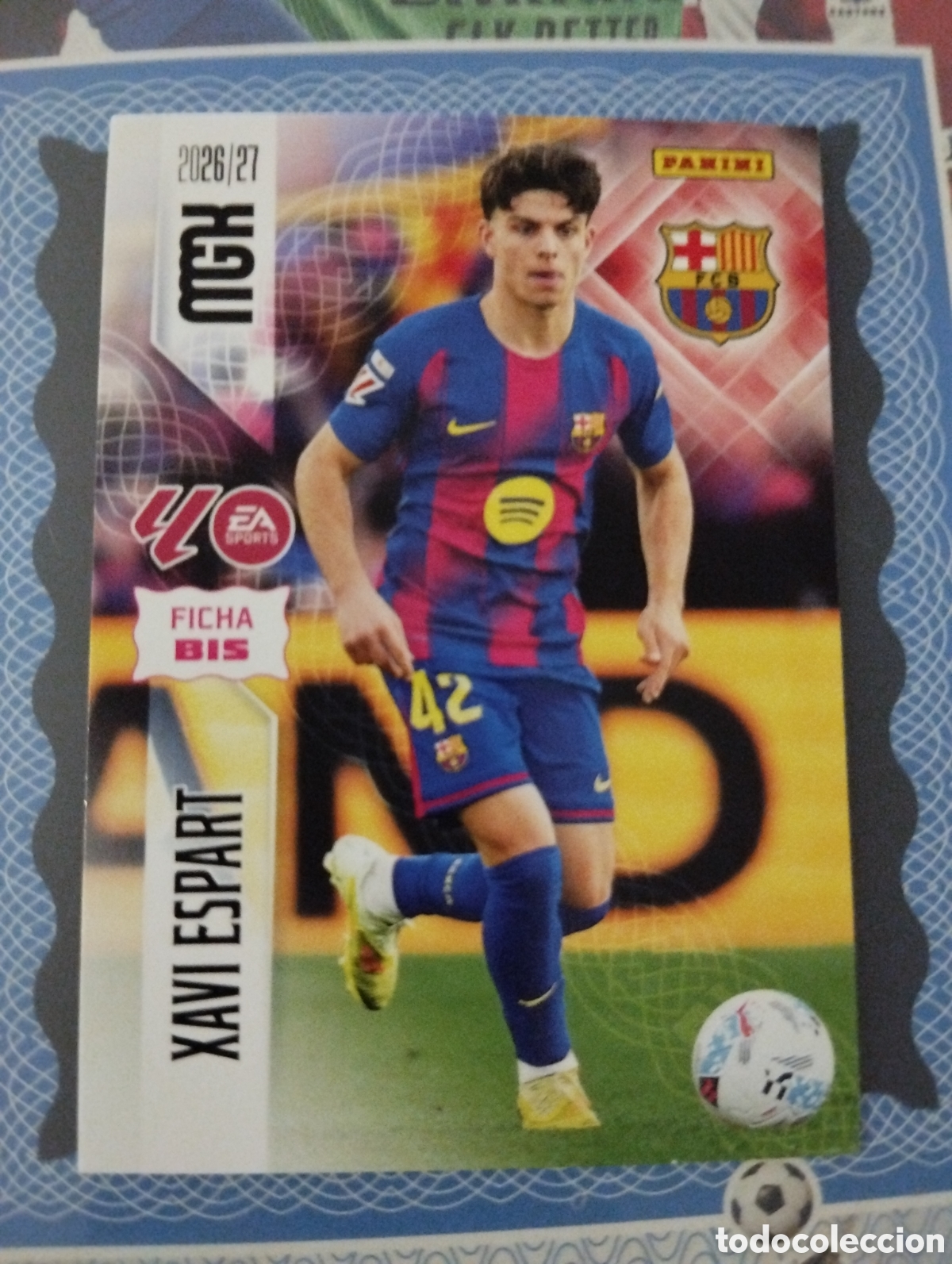 Cromos de f&uacute;tbol: MEGA CRACK 2026 2027 26 27- PANINI - N&ordm; 76 BIS XAVI ESPART F.C. BARCELONA