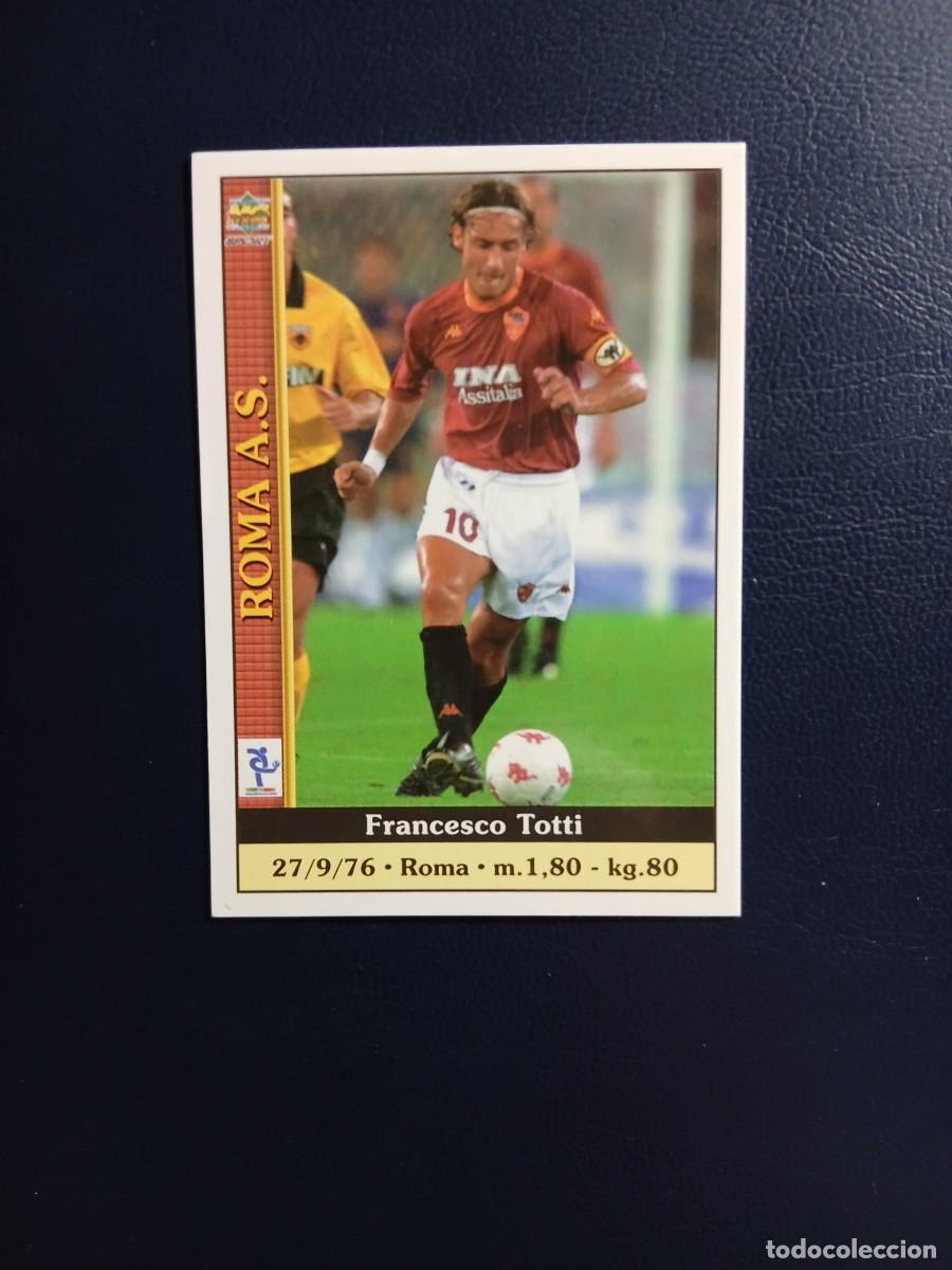 Cromos de Futebol: 355 Francesco Totti - Roma - Le Schede del Calcio 00 01 - Mundicromo Calciatori 2000 2001