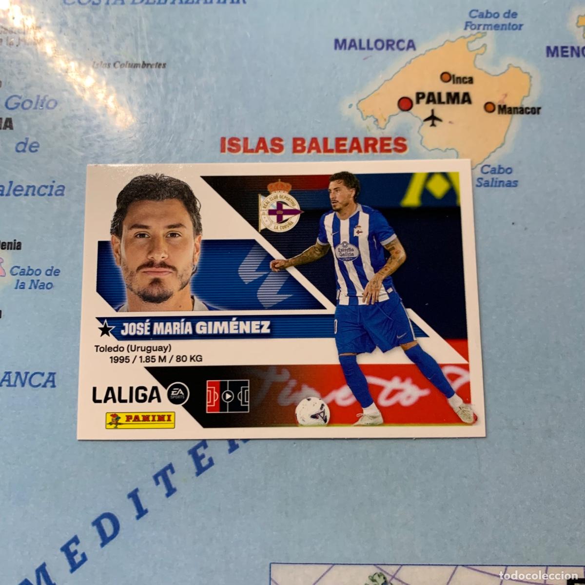 Cromos de f&uacute;tbol: Gim&eacute;nez &uacute;ltimo fichaje n&uacute;mero 52 del Deportivo de La Coru&ntilde;a cromo de la liga este 26-27 2026-2027