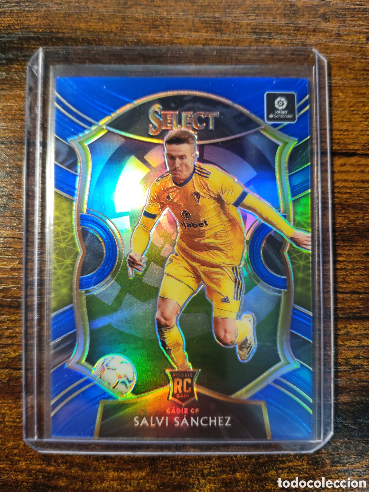 Cromos de f&uacute;tbol: Salvi S&aacute;nchez C&aacute;diz Select Blue /49 #10 Chronicles La Liga 20-21