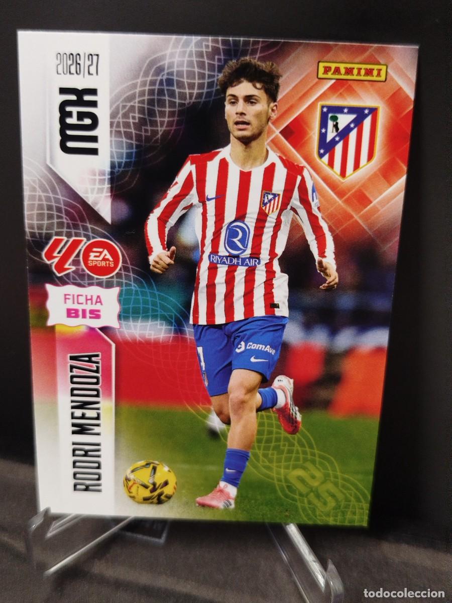 Cromos de f&uacute;tbol: Cromo 63 BIS Rodri Mendoza Atl&eacute;tico MGK 26/27