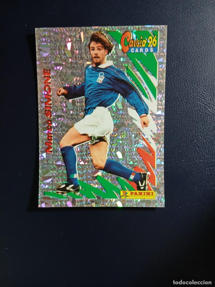 Cromos de f&uacute;tbol: 134 Marco Simone - Italia - Calcio Cards 96 - Panini - Calciatori 1995 1996